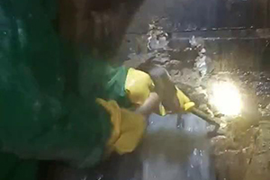 上饶消防水池堵漏施工视频